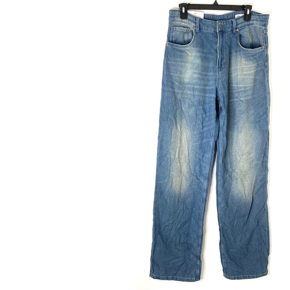 Zara The Tapered Leg High Rise Jeans NWT